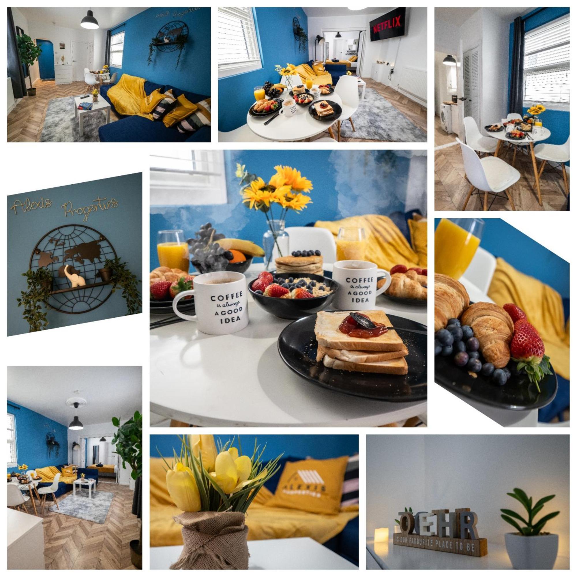 Seaside Retreat: Luxury 1-Bed, Free Parking Portsmouth Exterior foto